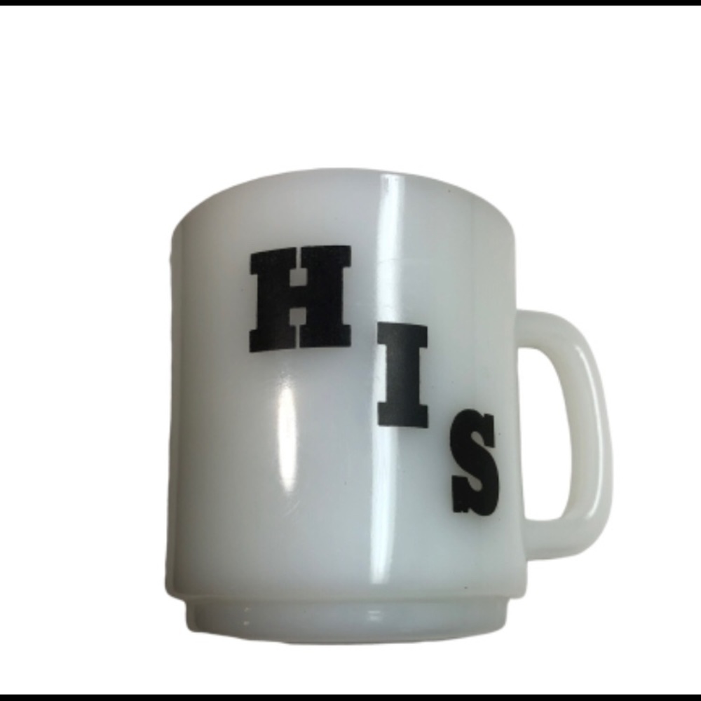 Vintage Glasbake Coffee Mug Cup HIS Replacement
